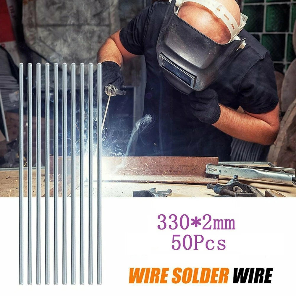 50pcs Aluminium Welding Rods for Easy Weld (330x2 mm)