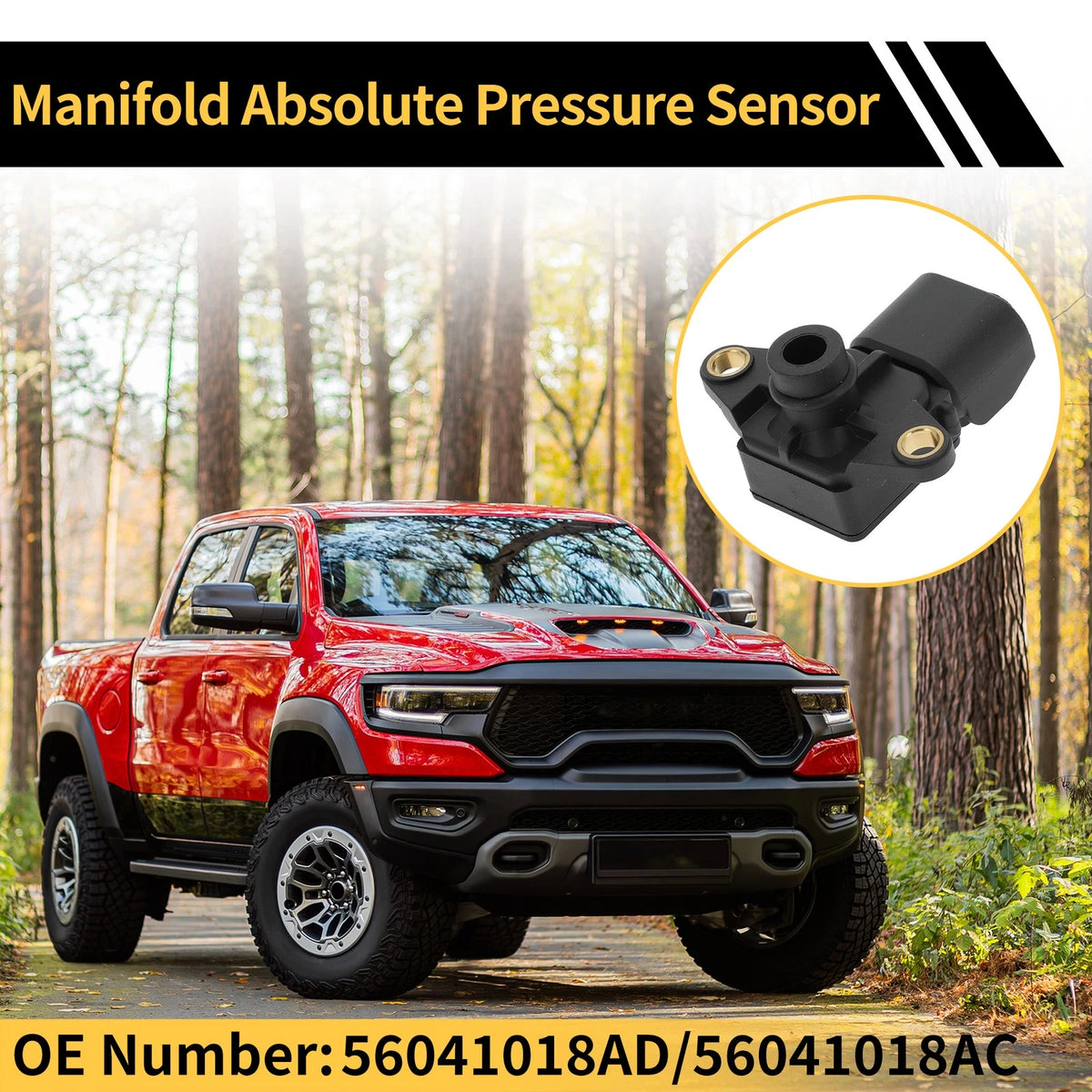 Manifold Absolute Pressure Sensor OEM Replacement for Ram 1500 (2011–2013)