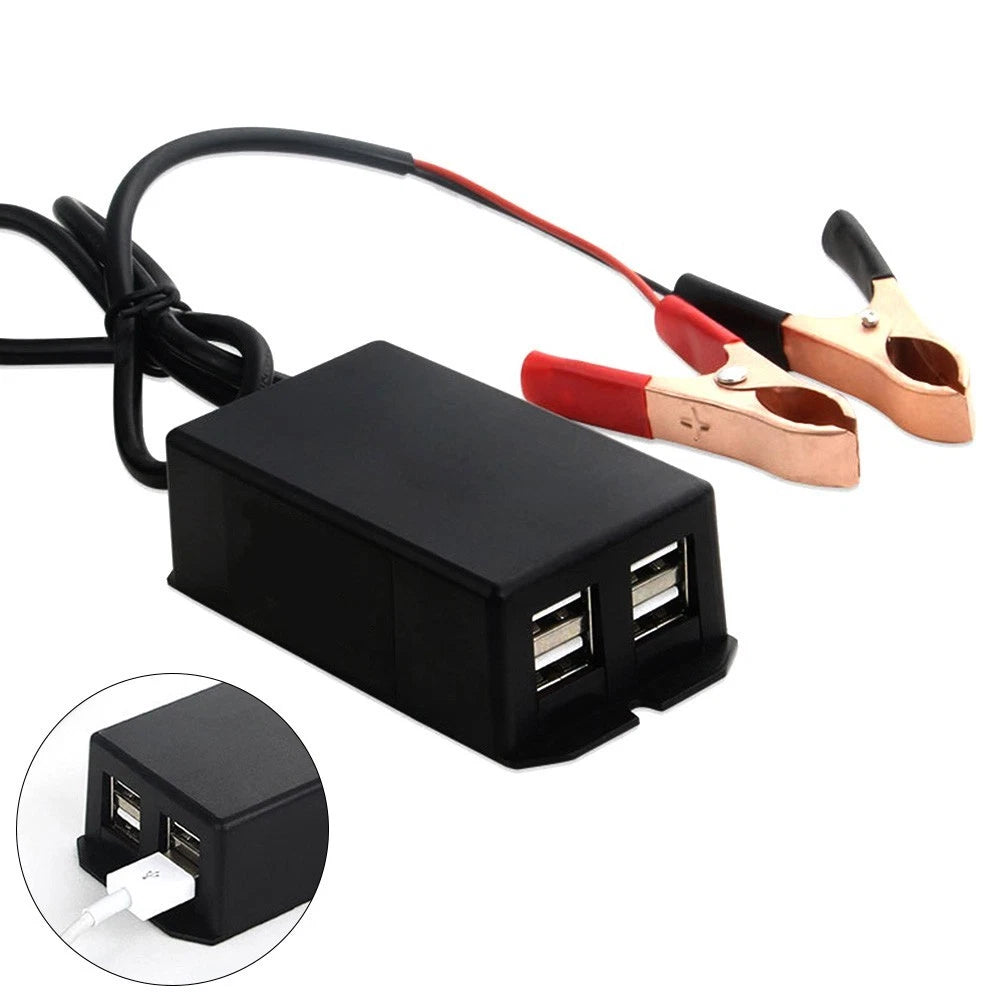 DC to USB Charger for Vehicle Batteries (2010–2023)