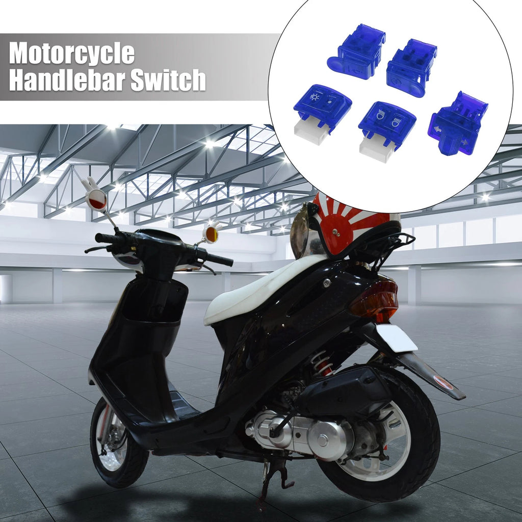 Motorcycle Handlebar Switch Set On Off Start for Honda Blue (2014–2021)