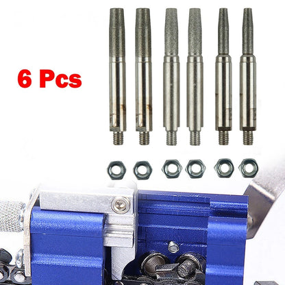 Set of 6 Diamond Grinding Heads 4.0mm/5.0mm/6.0mm for Hand Tools