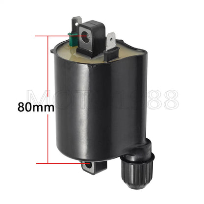 Set of 2 Ignition Coil & Spark Plug Cap for Honda Shadow VLX 600 (1988–2007)