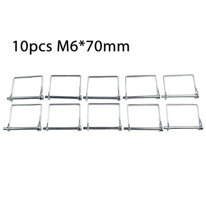 Hitch Pin Lock Safety Pin Lock Trailer Coupler 6mm Diameter For Pintle Hook Pin
