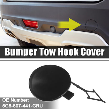 Rear Tow Eye Hook Cover Cap Replacement for Volkswagen Golf (2015–2021)