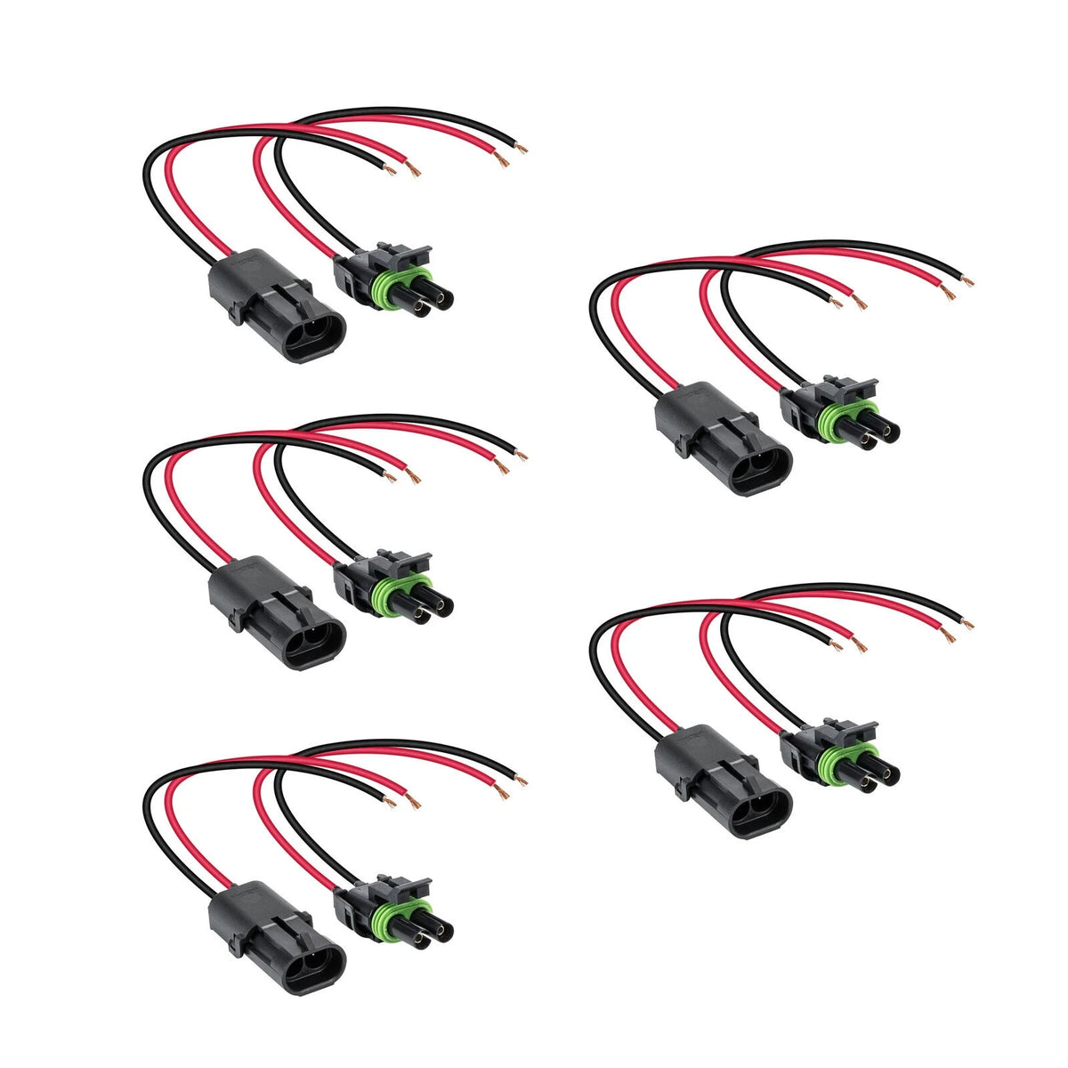 Weather-Pack Connector Kit for 16-14AWG (Compatible with )