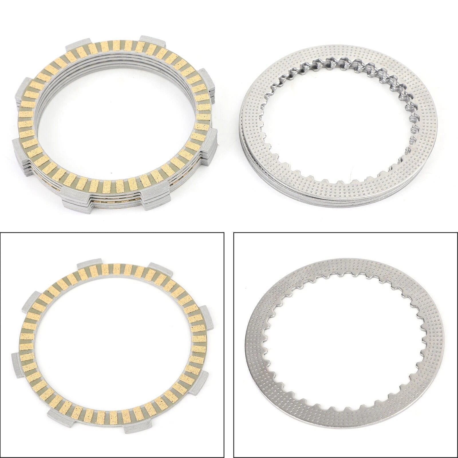 Clutch Kit Steel & Friction Plates for Kawasaki KX80 KX85 KX100 (1998–2018) T9