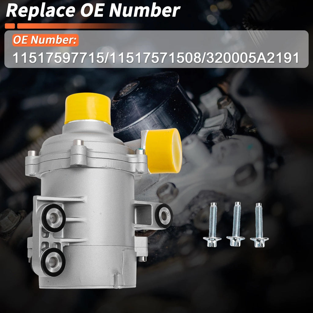 Electric Engine Water Pump Replacement for BMW X1 2.0L (1997–2015)