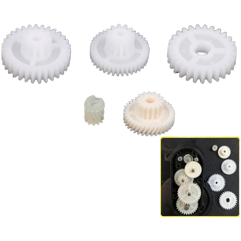 Set of 5 Replacement Plastic Gears for Robot Vacuum Cleaner Side Wheels