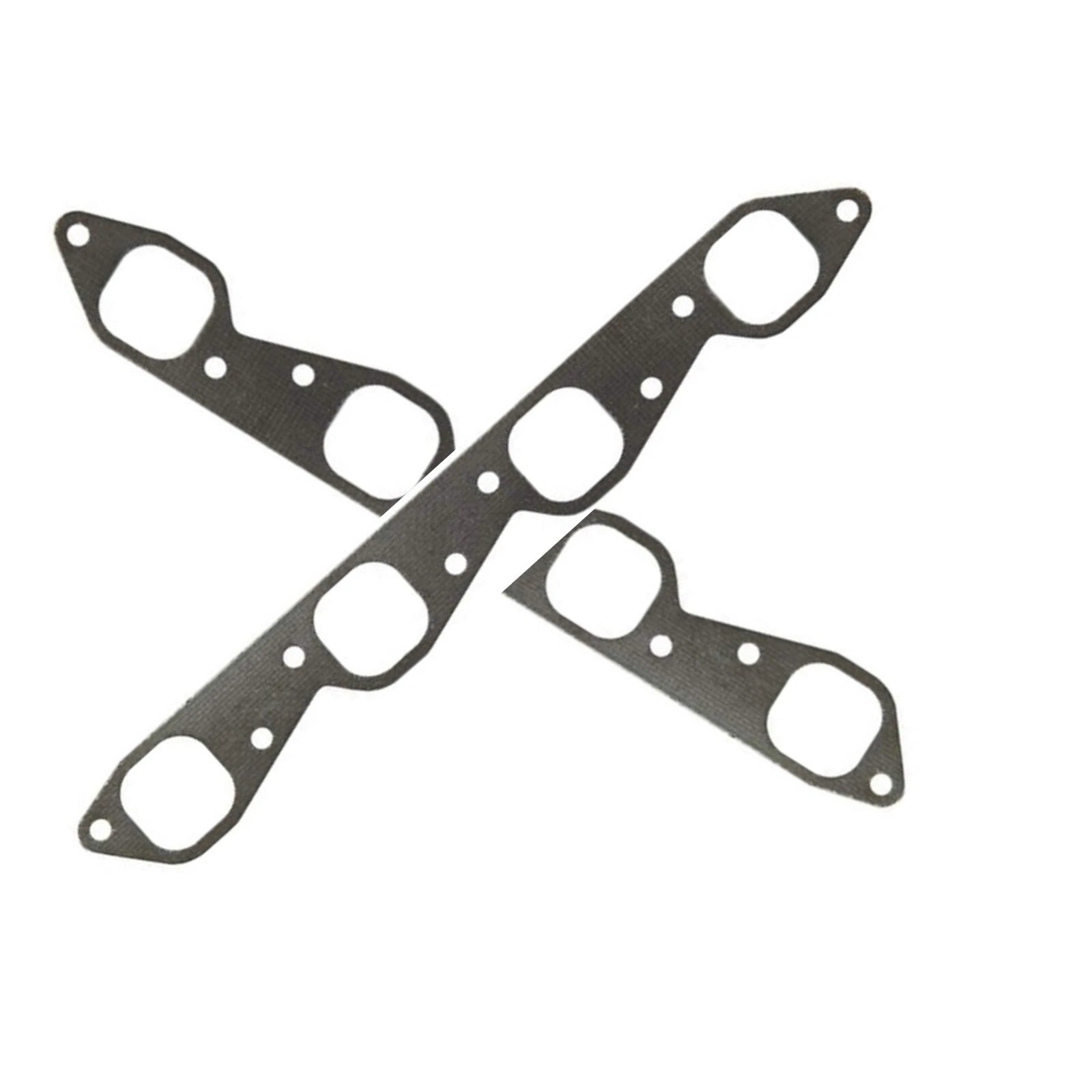 2X Exhaust Manifold Gasket for Mercruiser 7.4-8.1-8.2L V8 (27-46820, 3852472)