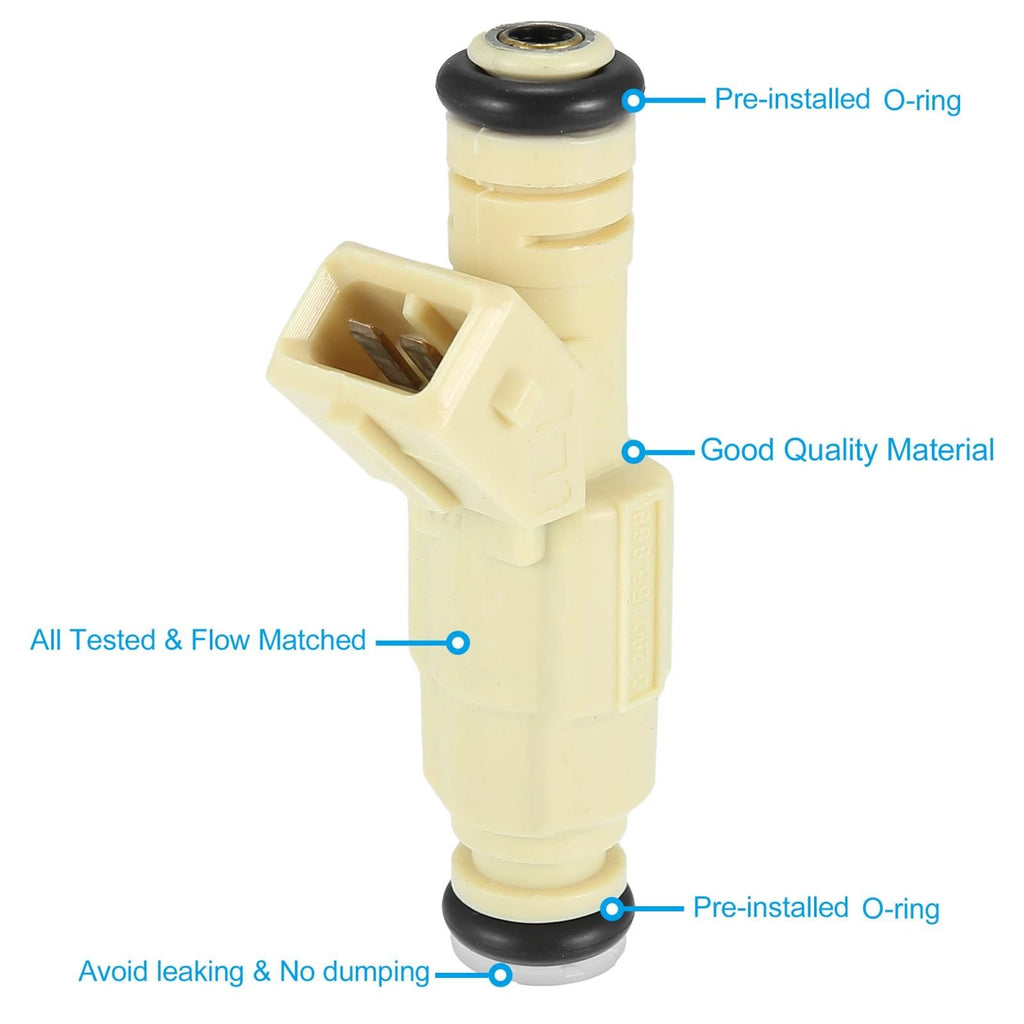 Fuel Injector Set 8Pcs for Chevy Impala Monte Carlo 3.8L (2004–2005)