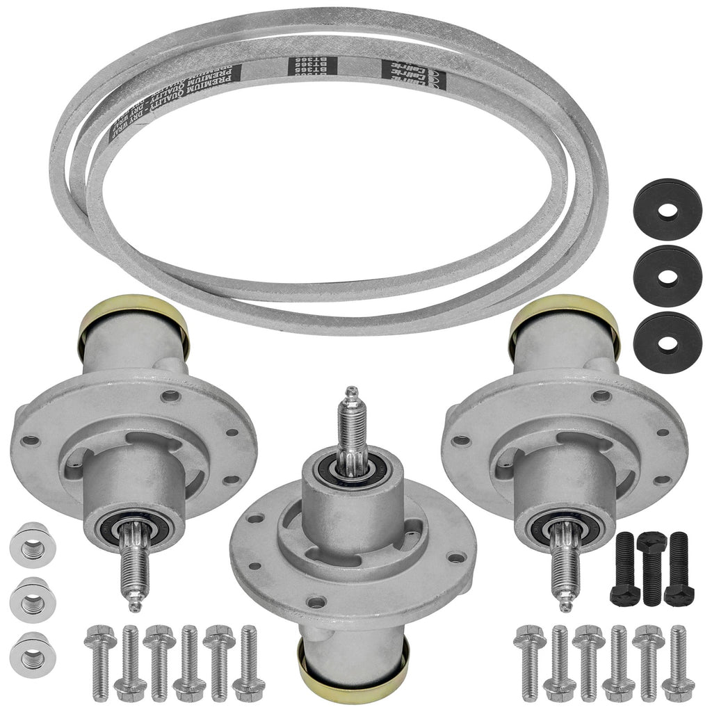 Deck Spindle Belt Kit for Husqvarna GTH26V52LS GTH3052 GTH52XLS (2000–2000)