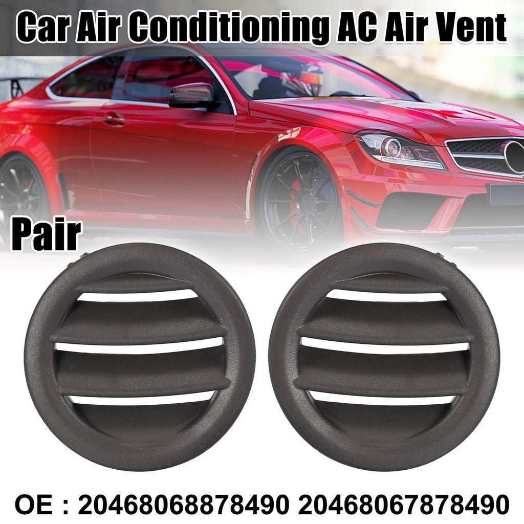 Front AC Air Vent Pair Left Right Replacement for Mercedes-Benz C-Class (2008–2015)