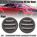 Front AC Air Vent Pair Left Right Replacement for Mercedes-Benz C-Class (2008–2015)