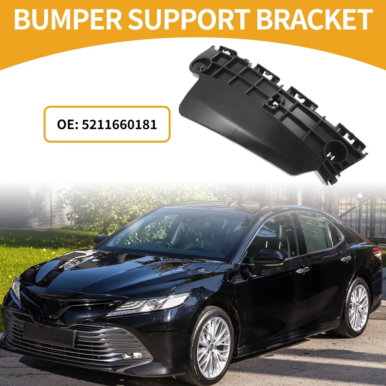 LH Side Front Bumper Support Bracket for Toyota Land Cruiser 200 (2008–2015)