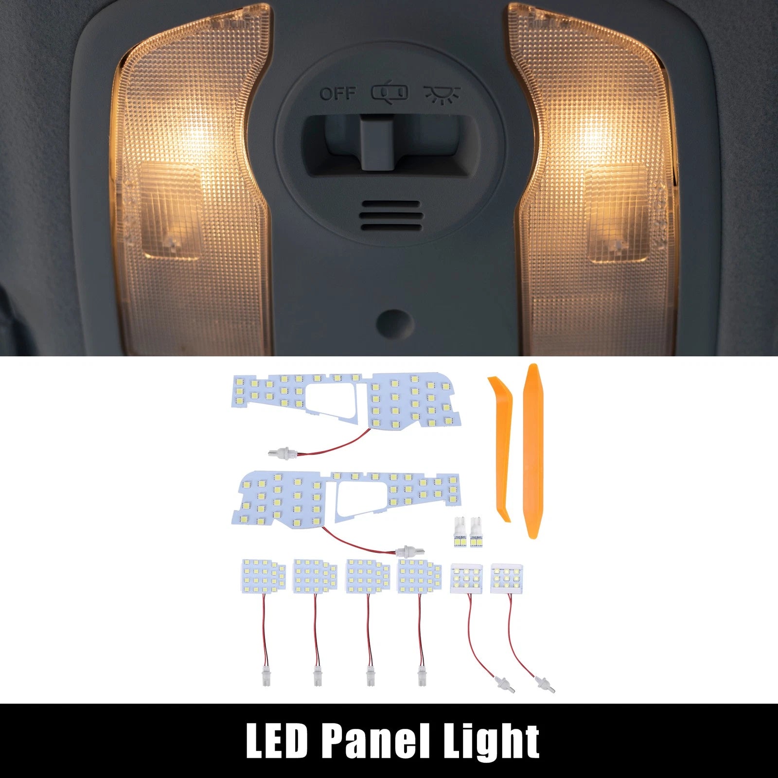 Dome Light Bulb Set 6000K White for Toyota Alphard Vellfire (2008–2023)