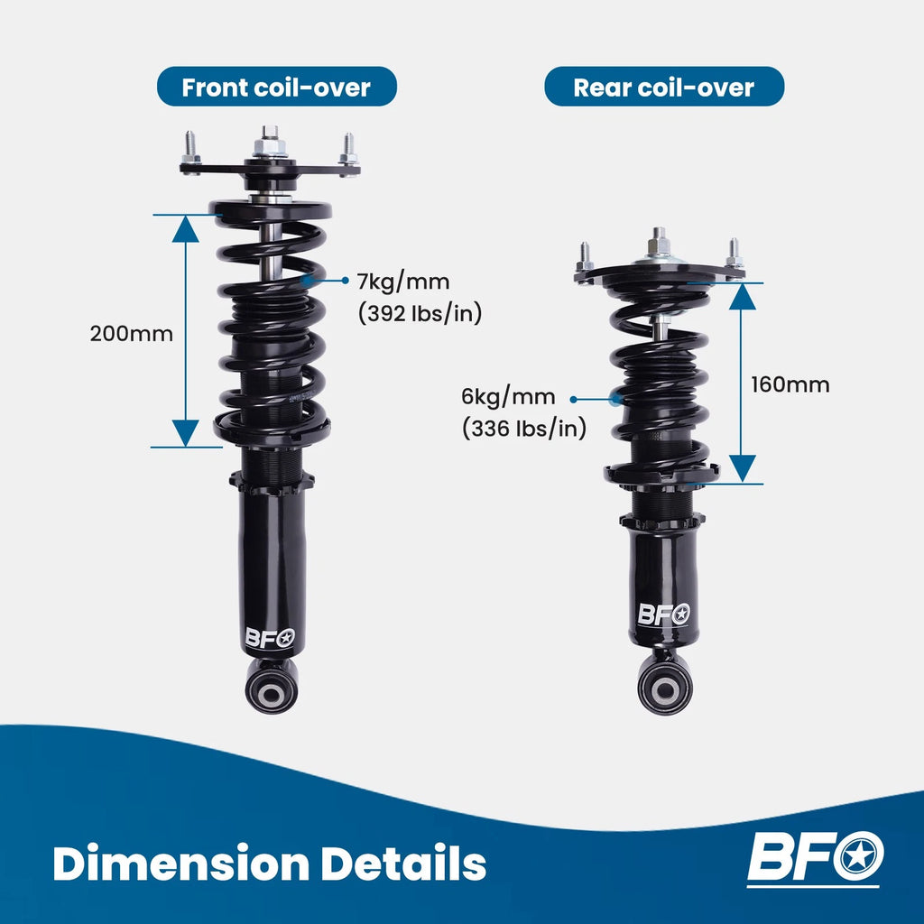 Coilovers Shock & Springs Kit for Mazda Miata MX5 (1990–2005)