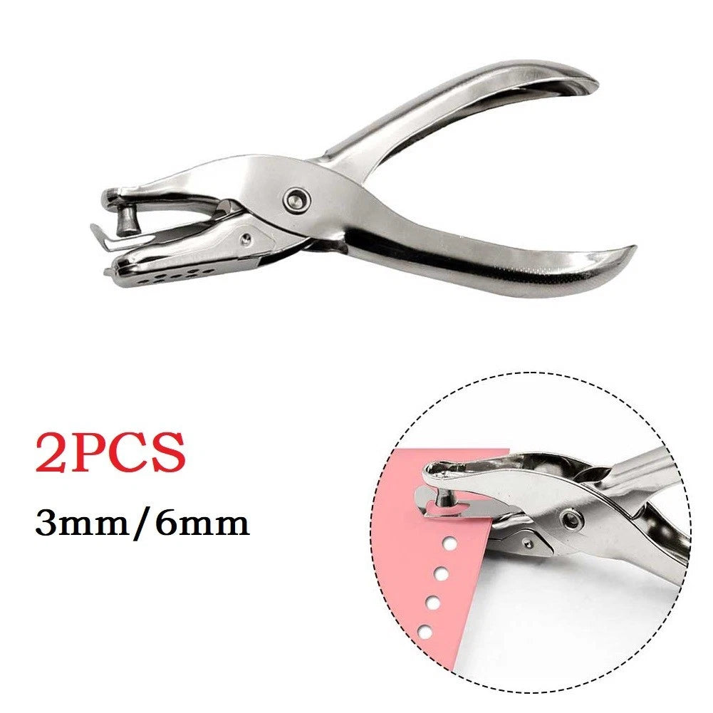 2X Metal Single Hole Punch for Scrapbooking Cards