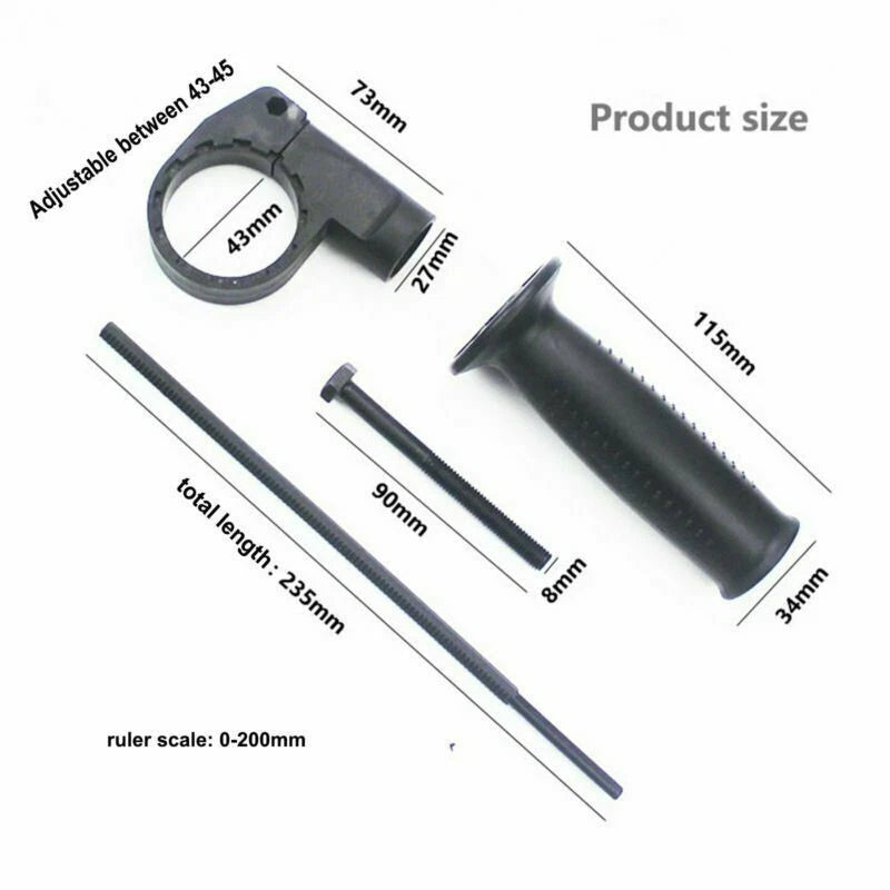 Side Handle for Electric Drill Grinding Machine