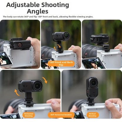 Cold Shoe Adapter Bracket for OSMONANO with Dual Camera Mounting