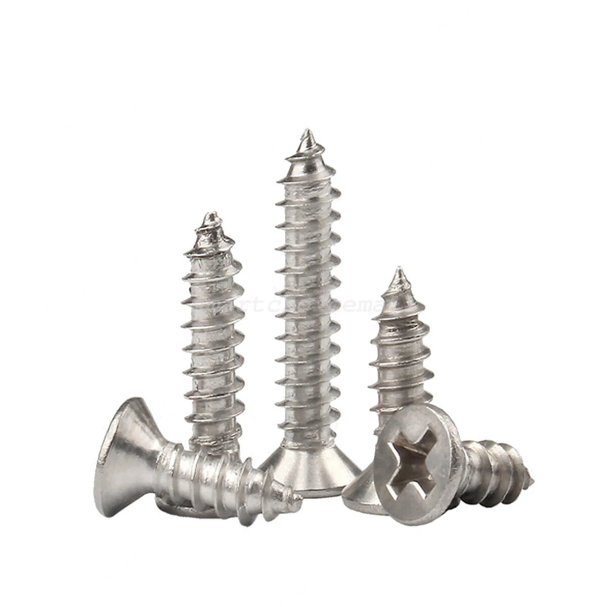 10pcs M3 M4 M5 M6 Stainless Steel Countersunk Phillips Head Screws
