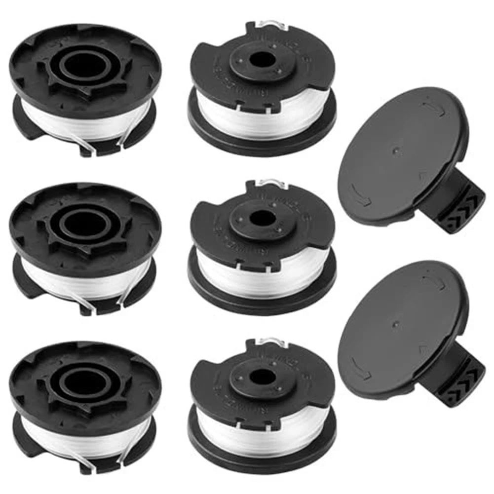 Set of 6 Replacement Spools for Hyper Tough String Trimmers (16ft)