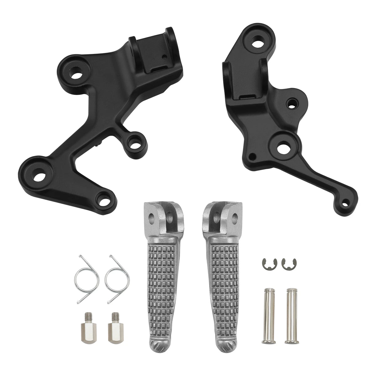 Driver Footpegs Footrest Bracket for Kawasaki Ninja 400 Z400 (2018–2024)