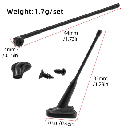 Set of 1 Trailer Antenna for Tamiya 1/14 RC Car Full Series Models