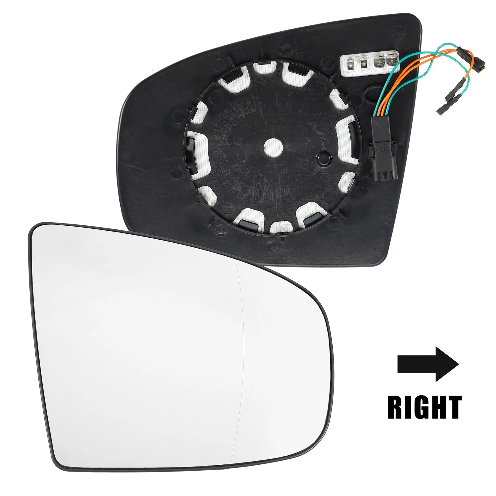 Heated Mirror Glass Replacement Right Side for BMW X5 X6 (2014–2020)