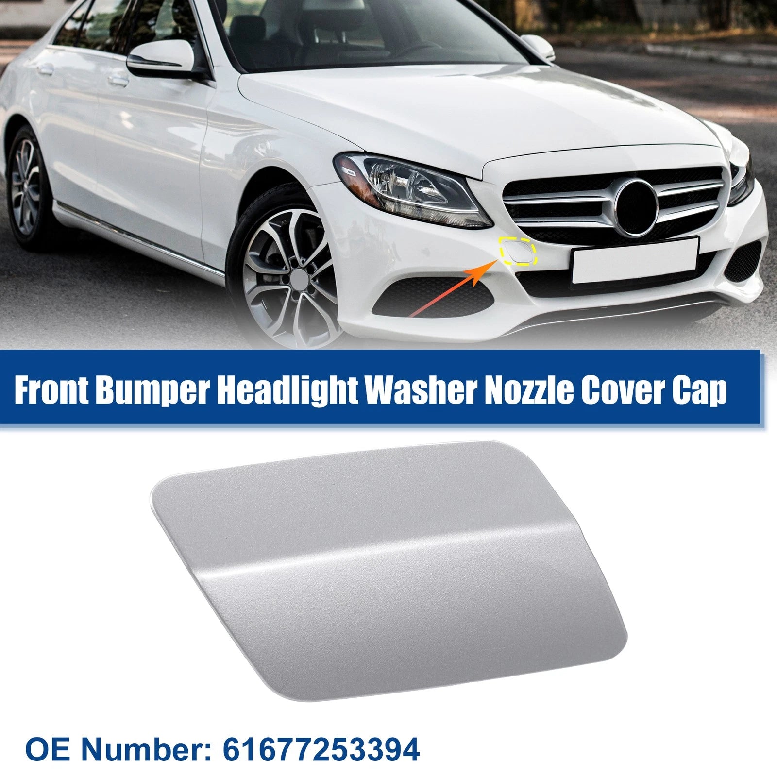 Headlight Washer Nozzle Cover Cap Left for BMW 328i (2011–2013)