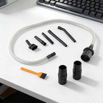9 Piece Brush Set for Vacuum Cleaner Keyboard and Crevice Cleaning