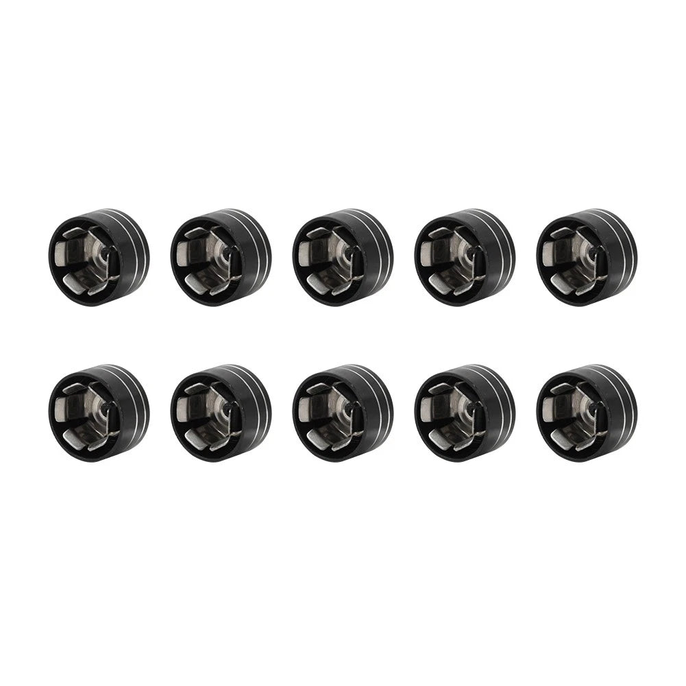 10x Engine Bolt Topper Caps for Harley Dyna Softail (11mm-14.6mm)