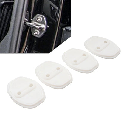 White Car Door Lock Protective Cover for Audi A3 A4 TT S3 S4 VW Golf Passat (2010–2023)