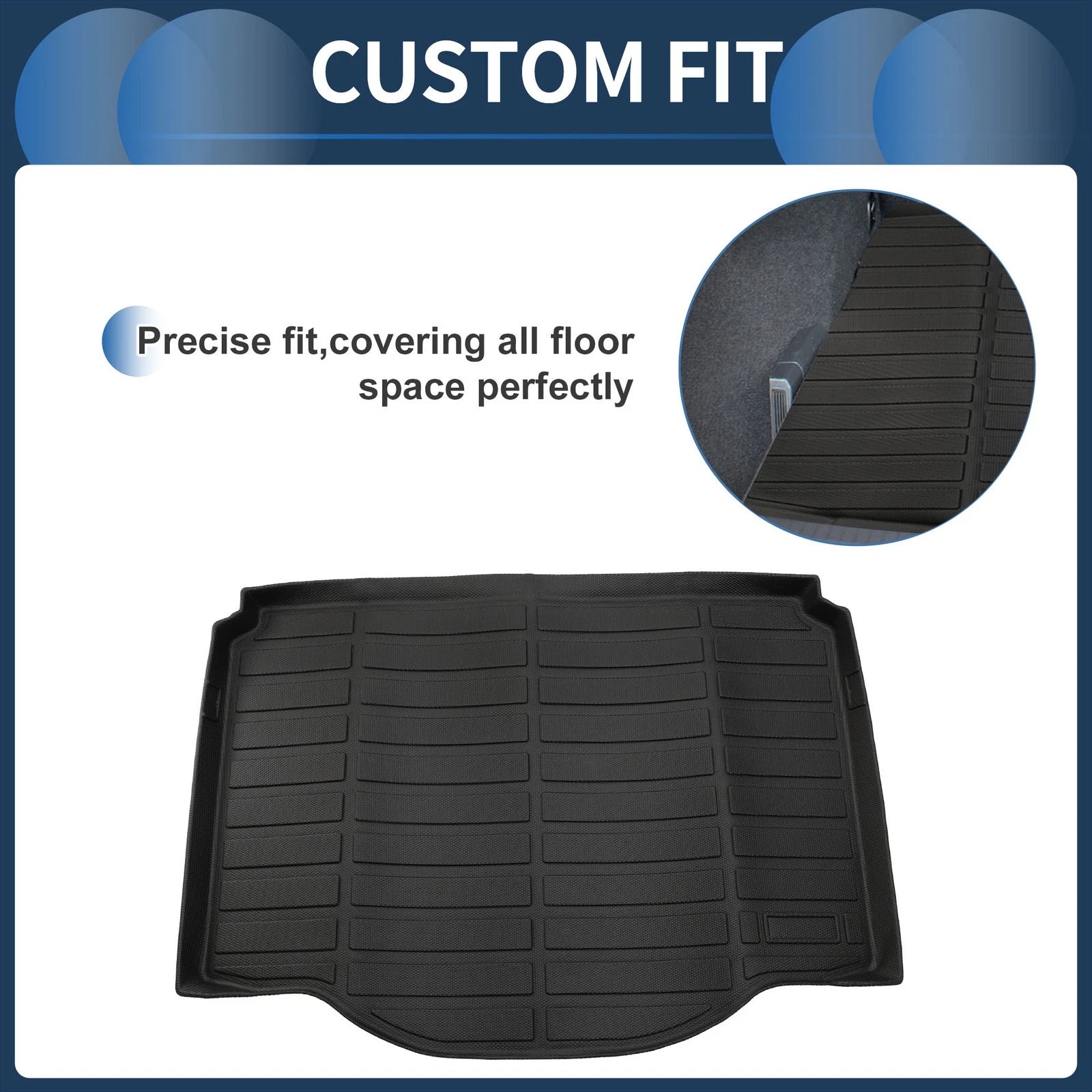 Trunk Mat TPE Cargo Liner Replacement for Chevrolet Trax 2014-2023