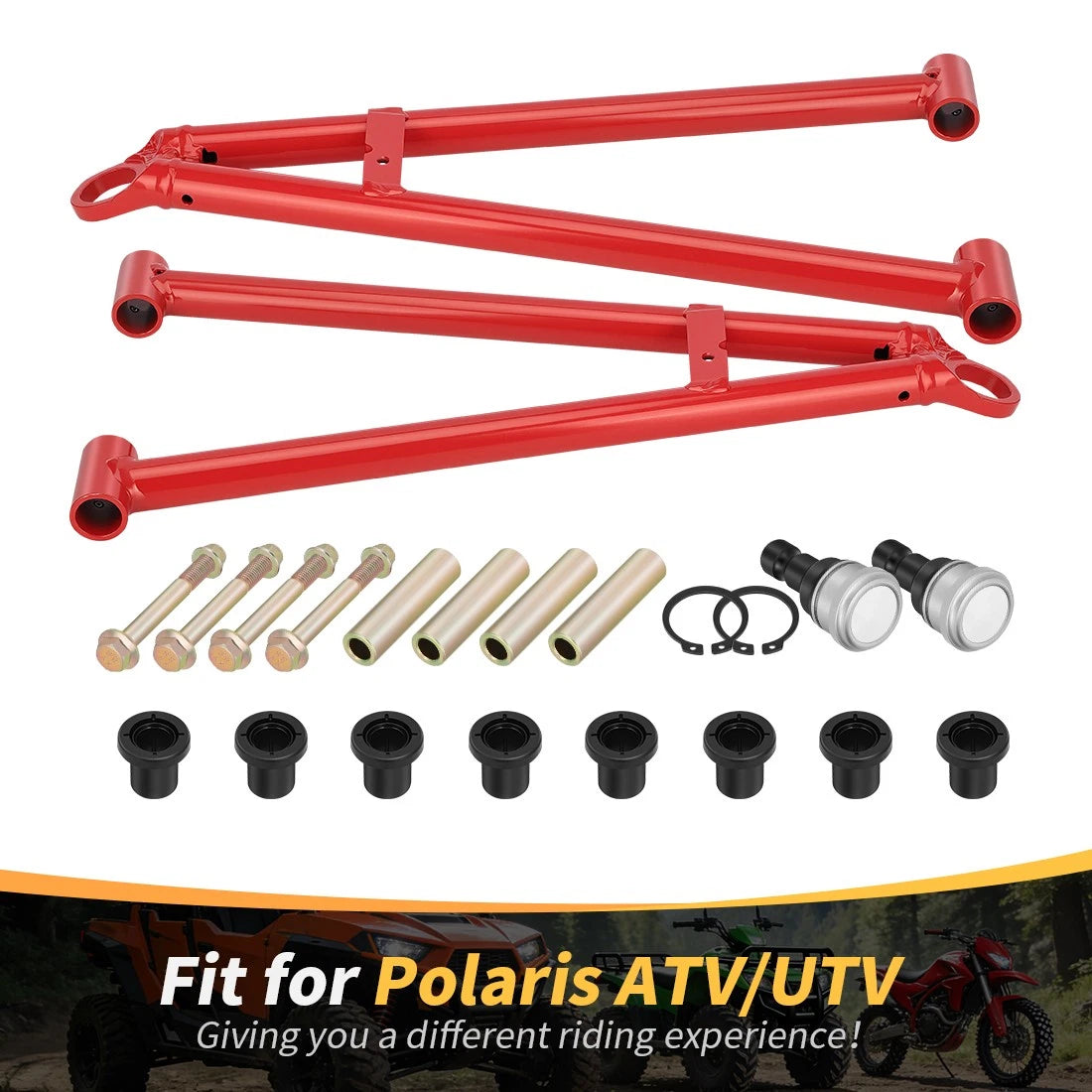 Lower A-Arm Kit for Polaris Scrambler 850, Sportsman 550, 1000 XP (2014–2023)