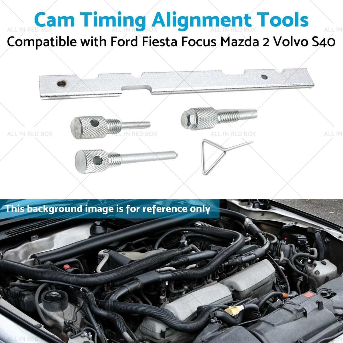 Cam Timing Alignment Tools for Ford Fiesta, Focus, Mazda 2, 6, Volvo S40 (2000–2023)