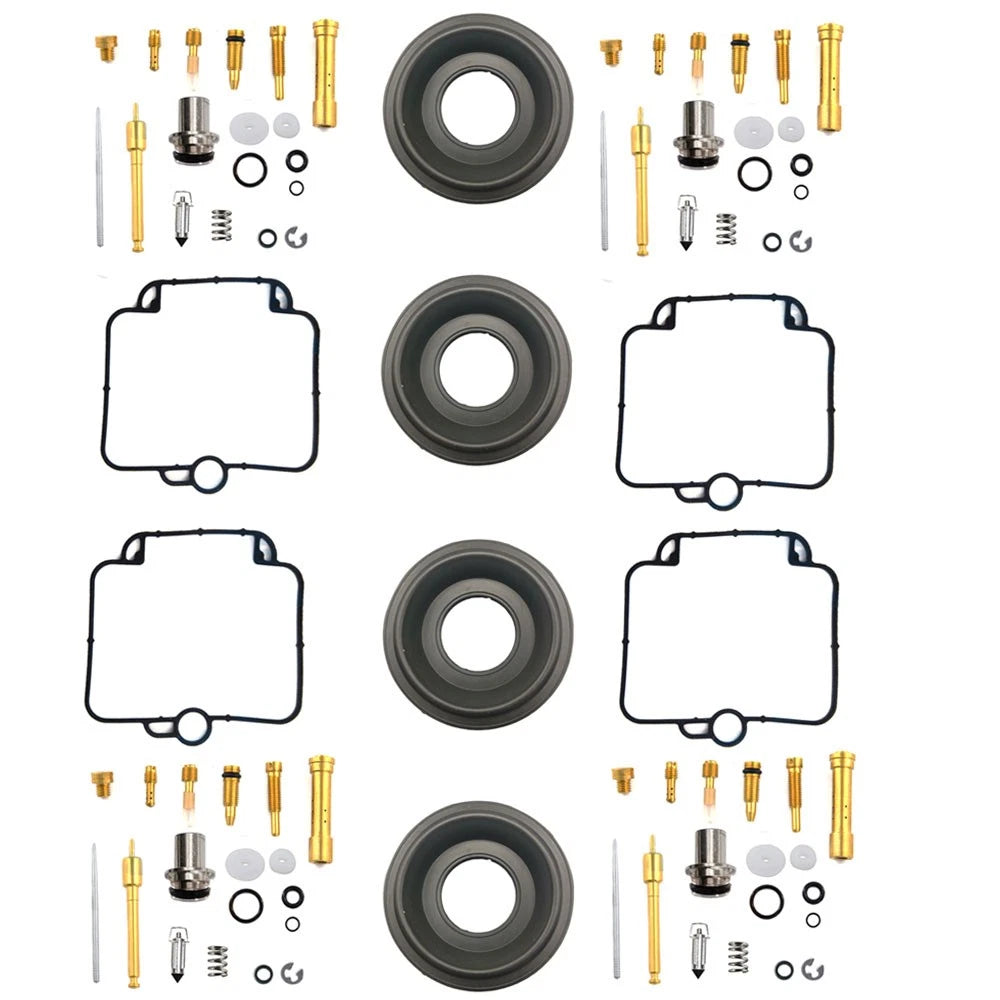 4X Carburetor Rebuild Kit for Suzuki GS500E (1989–2000) GSX1100G (1991–1993)