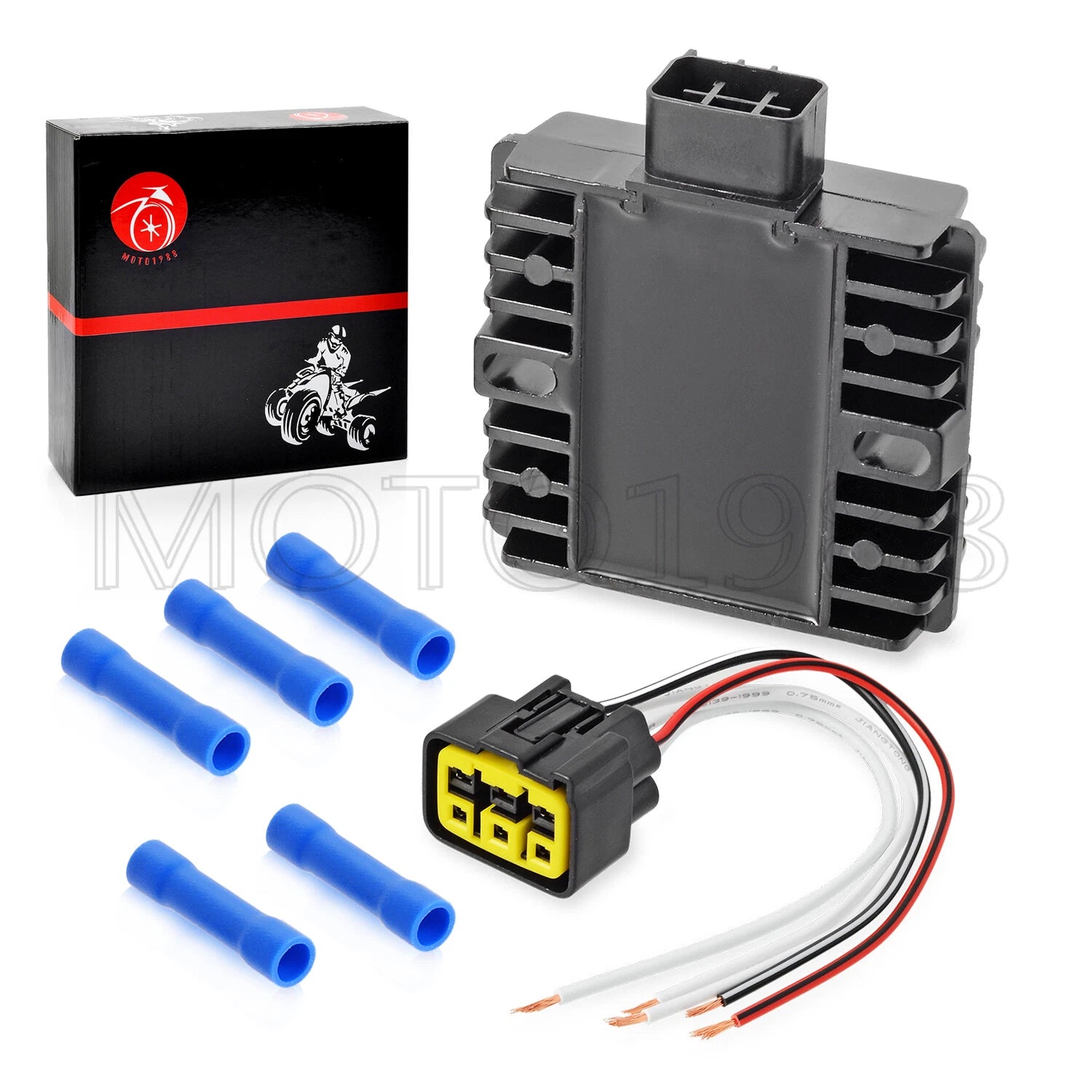 Rectifier & Plug Kit for Yamaha V-Star 650 1100 (1999–2009)