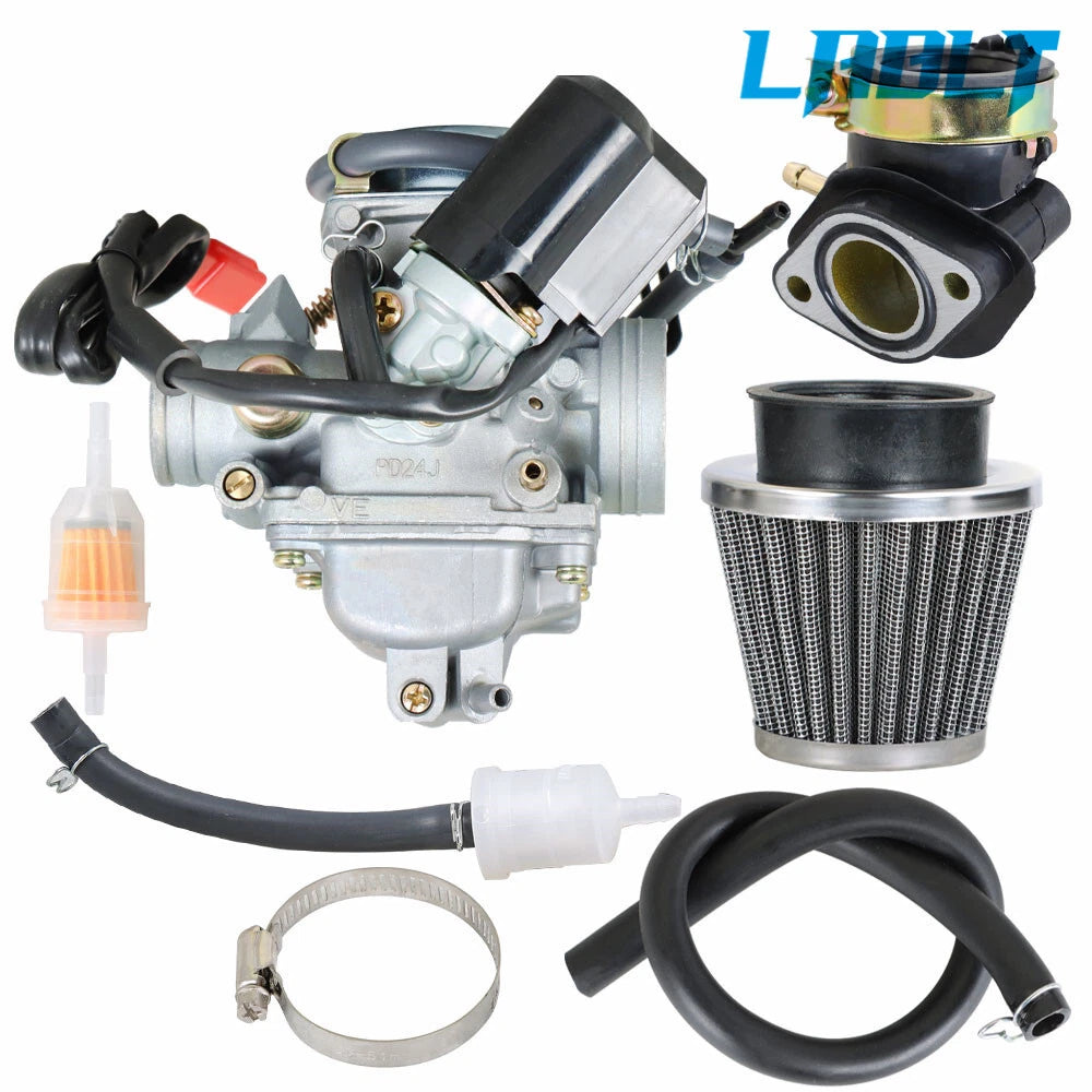 Air Filter Intake Fuel Kit for Roketa Gokart 150cc (GY6)
