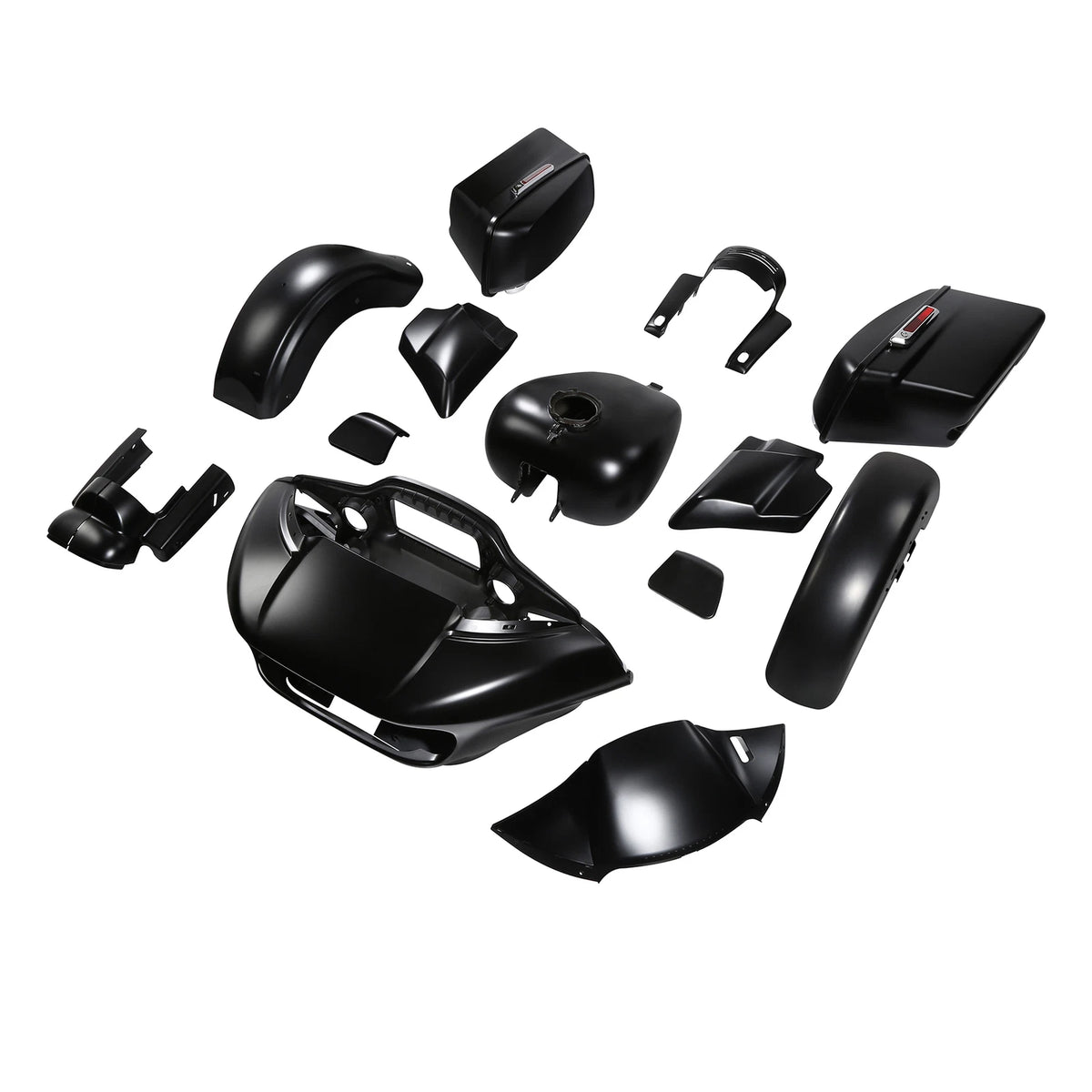 Fairings Bodywork Kit for Harley Touring Road Glide FLTRX (2015–2023) Black Denim