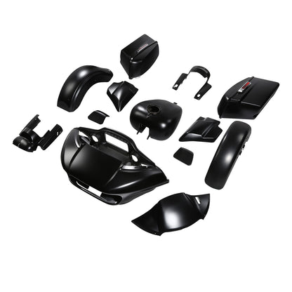 Fairings Bodywork Kit for Harley Touring Road Glide FLTRX (2015–2023) Black Denim