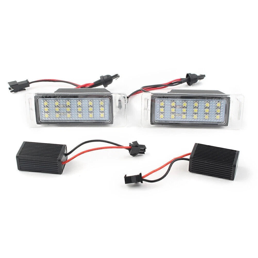 2Pcs License Plate Lamps for Chevrolet Cruze Camaro (Error Free, LED)