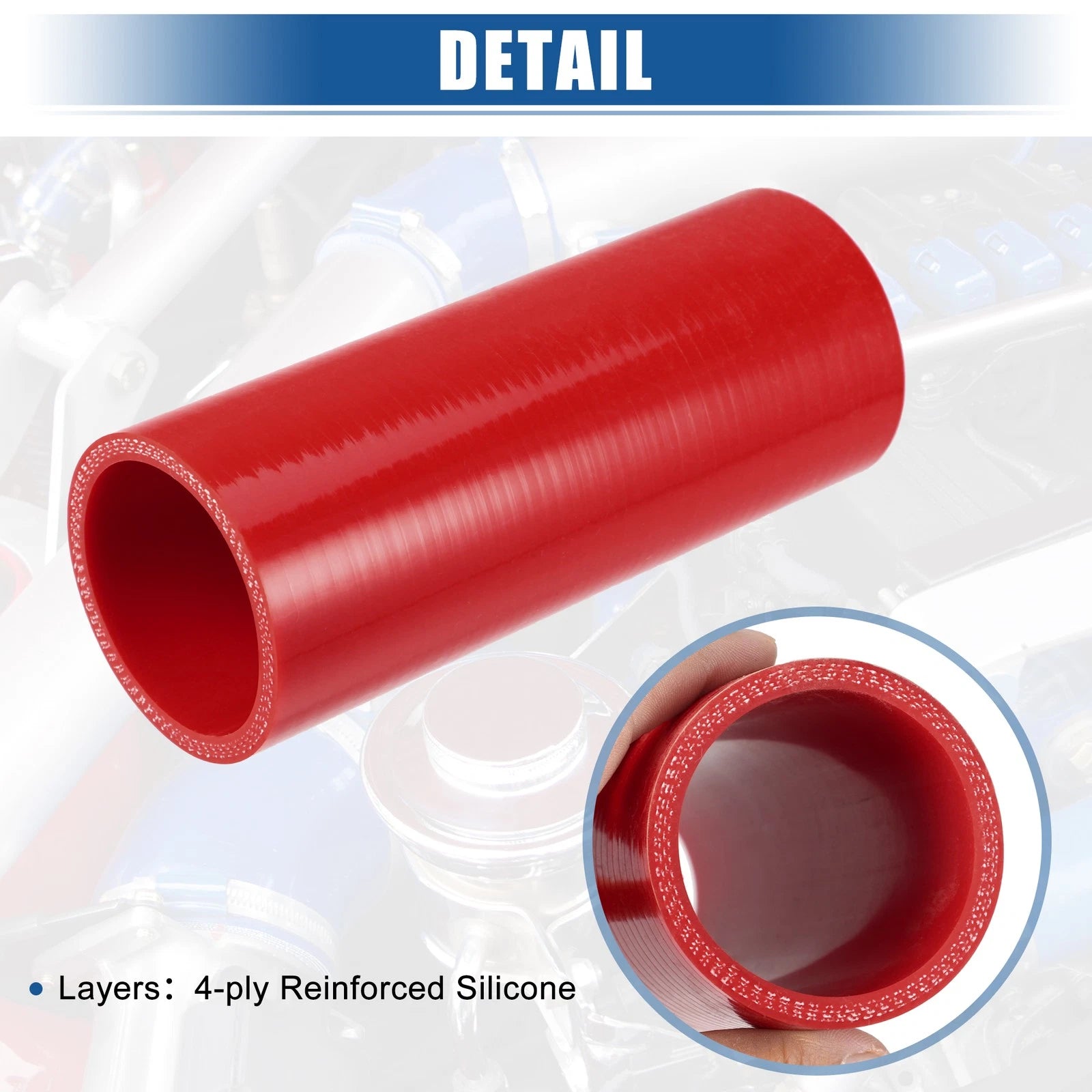 2" ID 6" Length Silicone Reducer Hose Coupler for Intercooler
