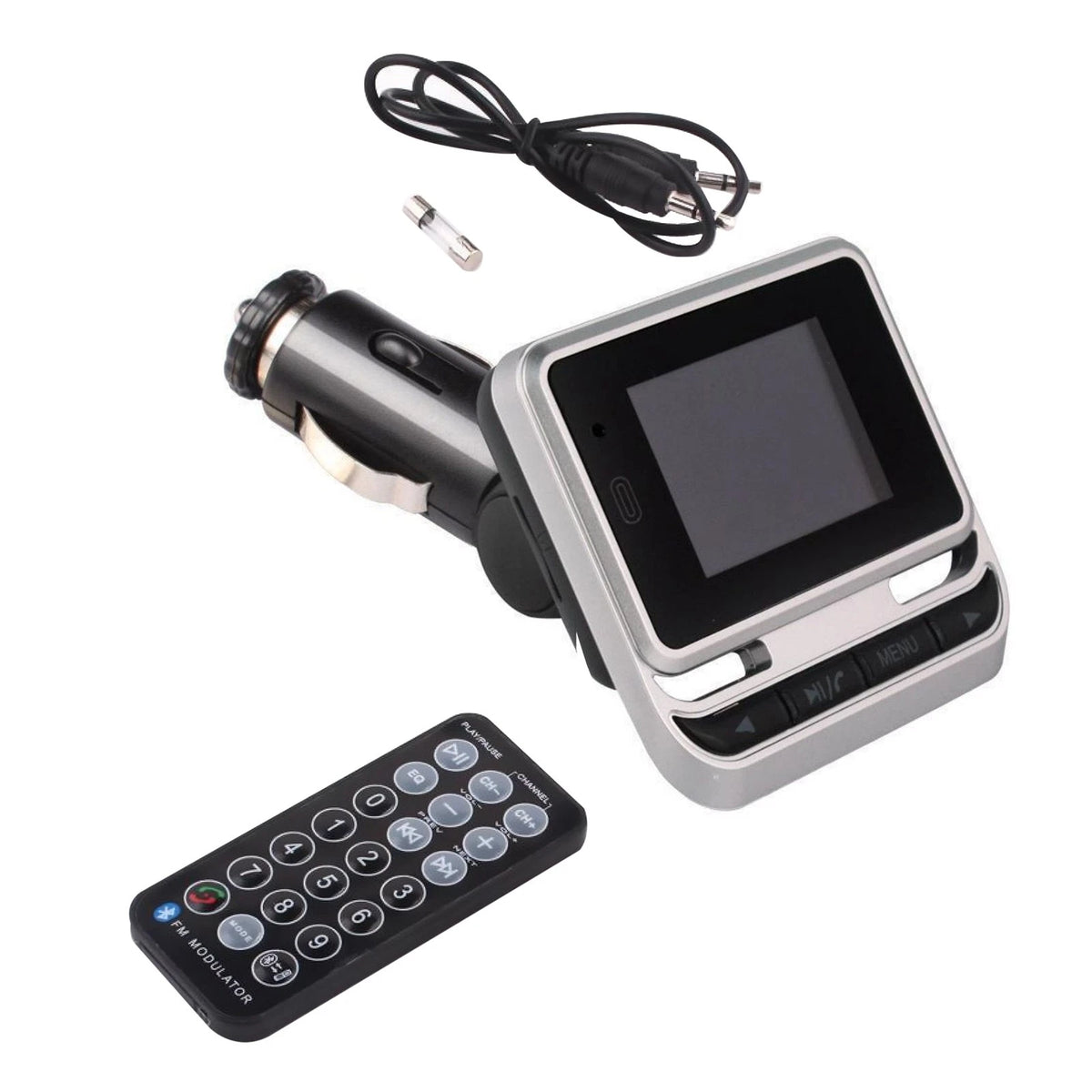 Bluetooth FM Radio Transmitter Car Adapter Charger for Universal Use