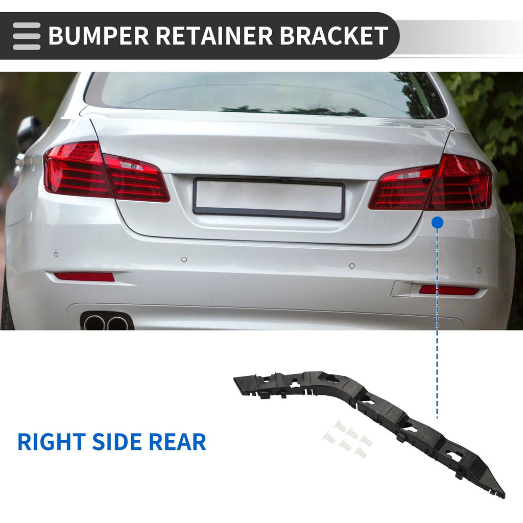 Right Rear Bumper Retainer Bracket for Hyundai Sonata (2011–2012)