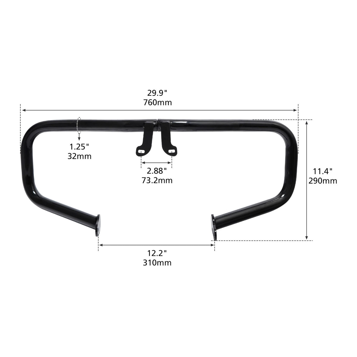 Unpainted Fairings Spoilers Cover Engine Guard for Harley Road Glide (2017–2024)
