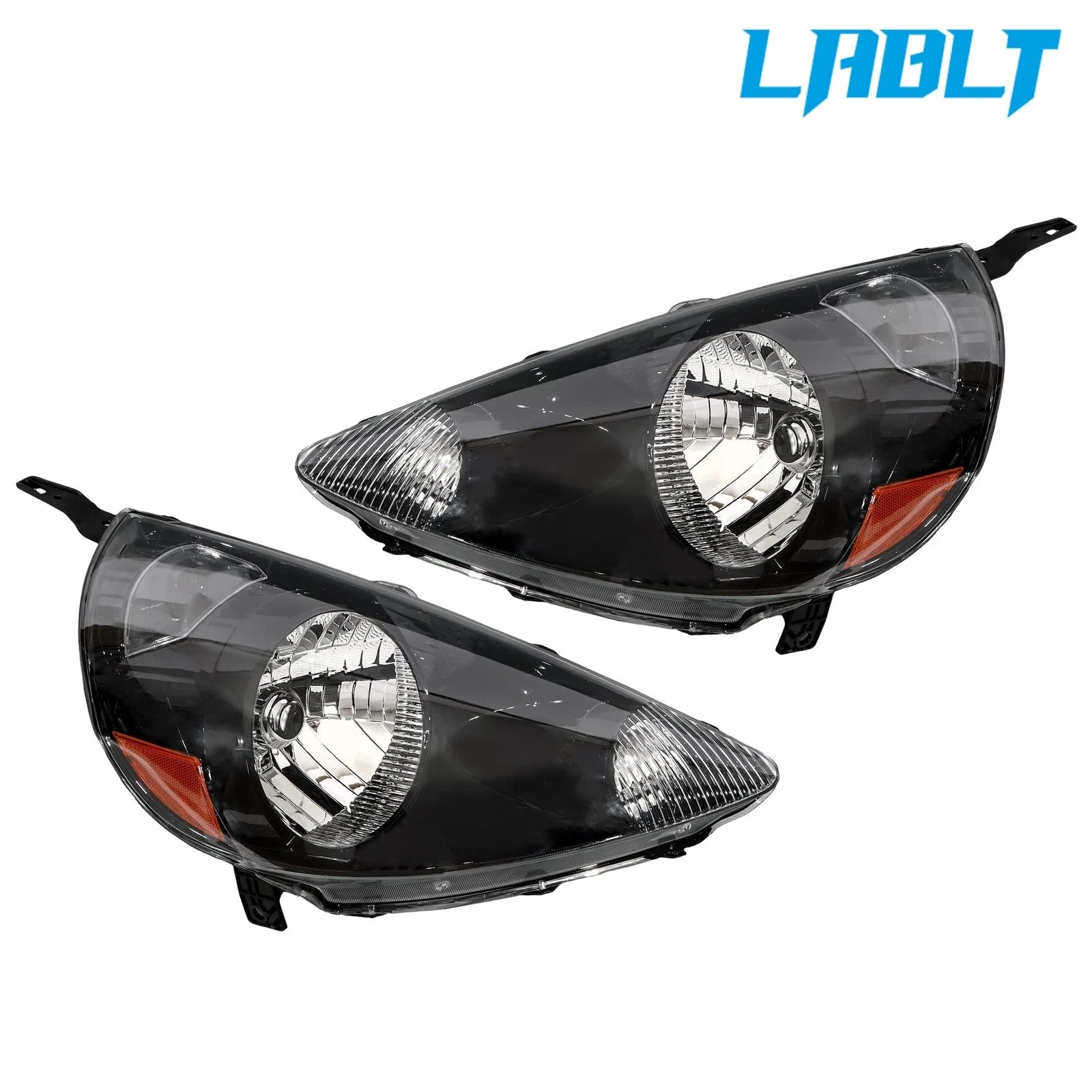 Set of 2 Halogen Headlights for Honda Fit (2007–2008)