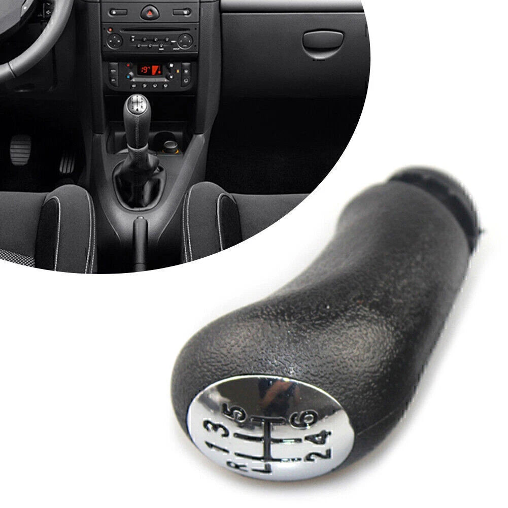 1x 6 Speed Shift Gear Knob for Renault Clio MK3, Megane MK2, Scenic MK2