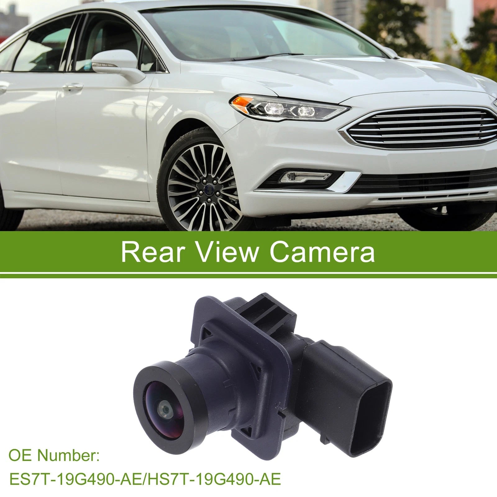 Rear View Backup Camera 120-180 Degree Replacement for Ford Fusion (2017–2020)