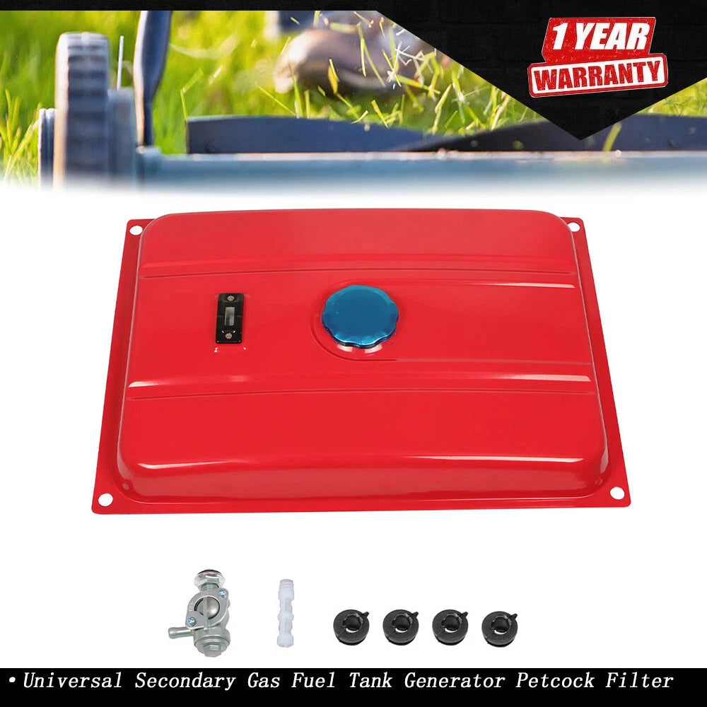 Gas Fuel Tank Petcock Filter Gauge Cap for Universal 6.6 Gallon