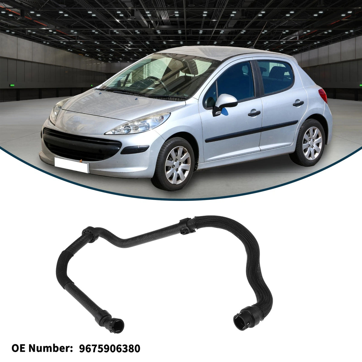 Radiator Hose for Peugeot 207 (2007–2012) No. 9675906380
